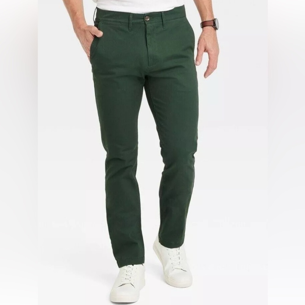 Goodfellow & Co Slim Fit Chino in Forest Green 28/30 NWT